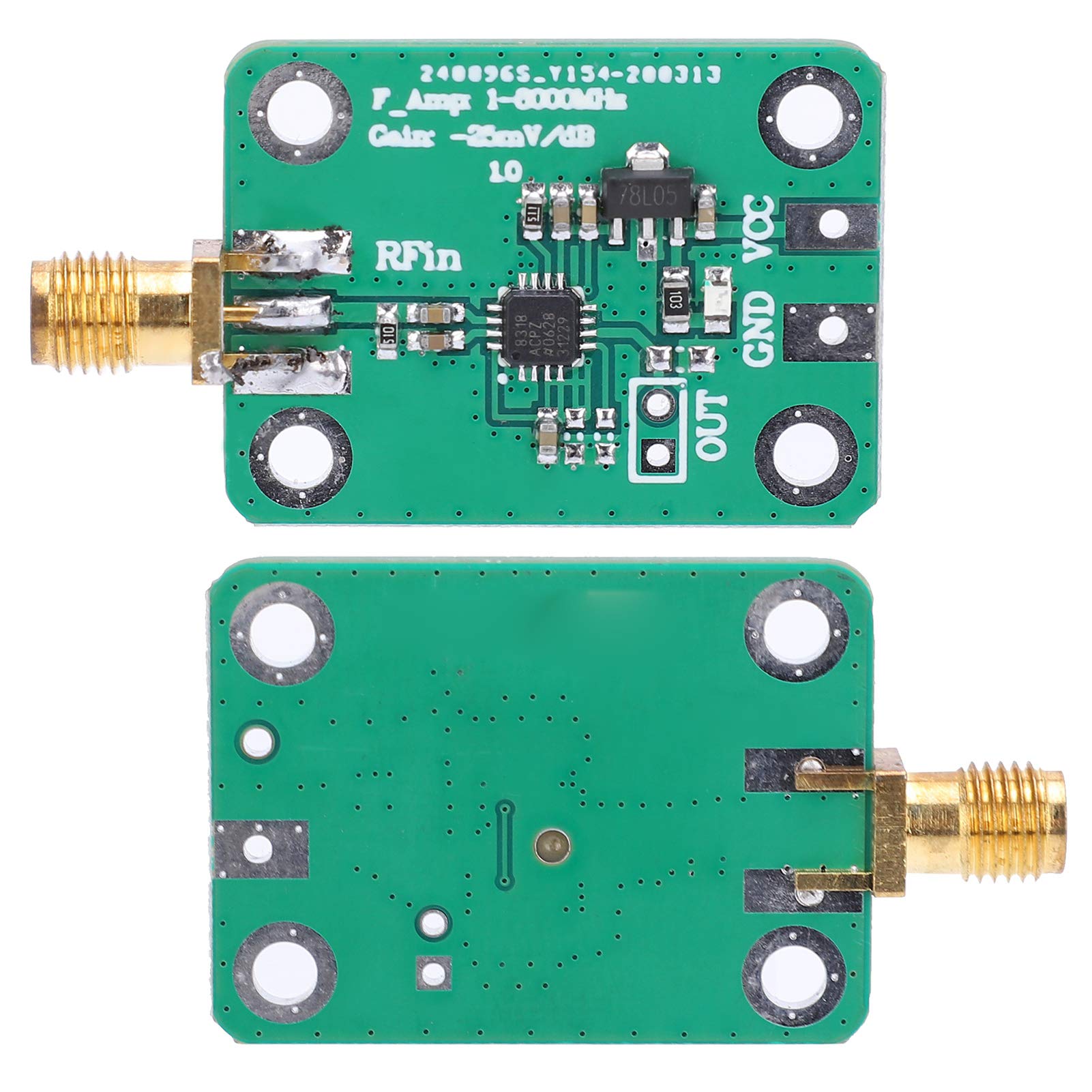 AD8318 1‑8000MHz RF Logarithmic Detector Board Performance High Performance pour Les Composants électroniques Accessoires