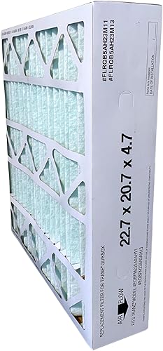 Miniatura 4 de Filtro de actualización compatible con Trane FLRQB5AH23M11 22.7x20.7x4.7 MERV 13, paquete de 2