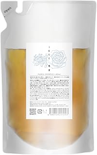 IKUE 幾重 シャンプー フローラル 450ml 詰め替え サロン品｜うねり・パサつきケア 美容室仕様 保湿・低刺激処方