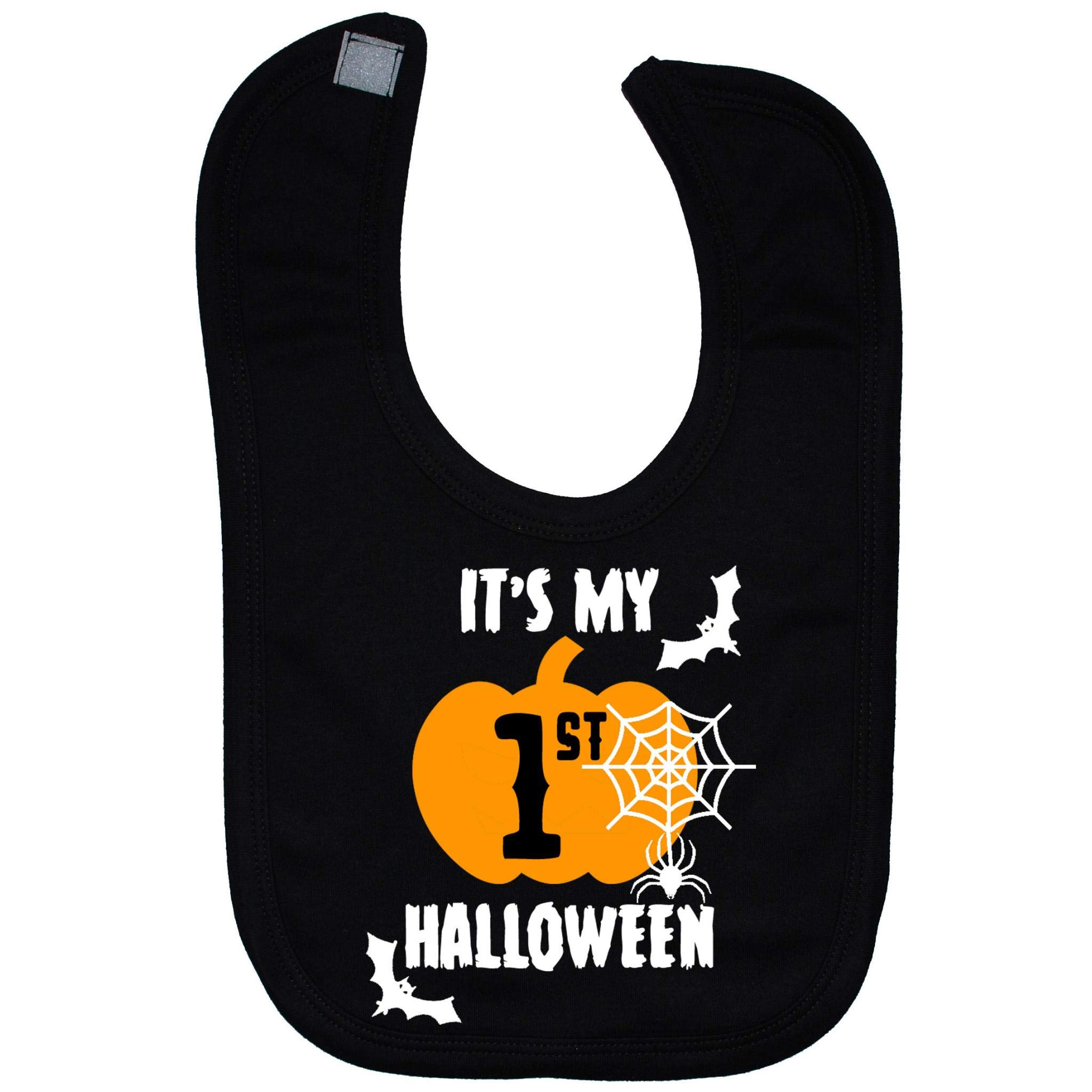 Acce Products It's My First Halloween Web Baby Feeding Bib Touch Attach 0 to approx 3 Years