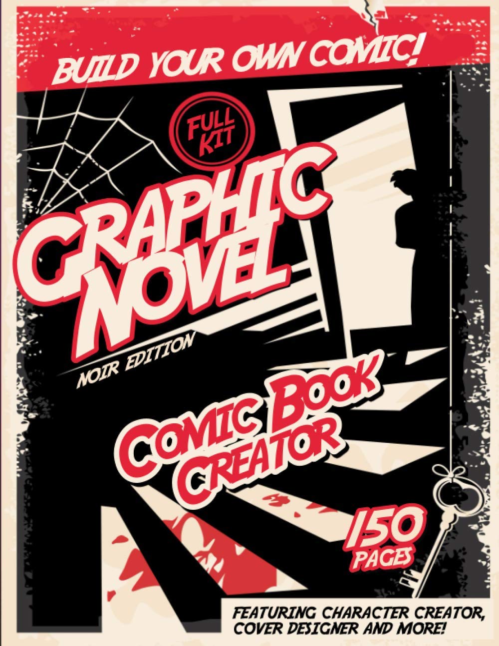 Graphic Novel Creator: Make Adult Comics With Cover Designer, Character Creator & Blank Comic Book Pages