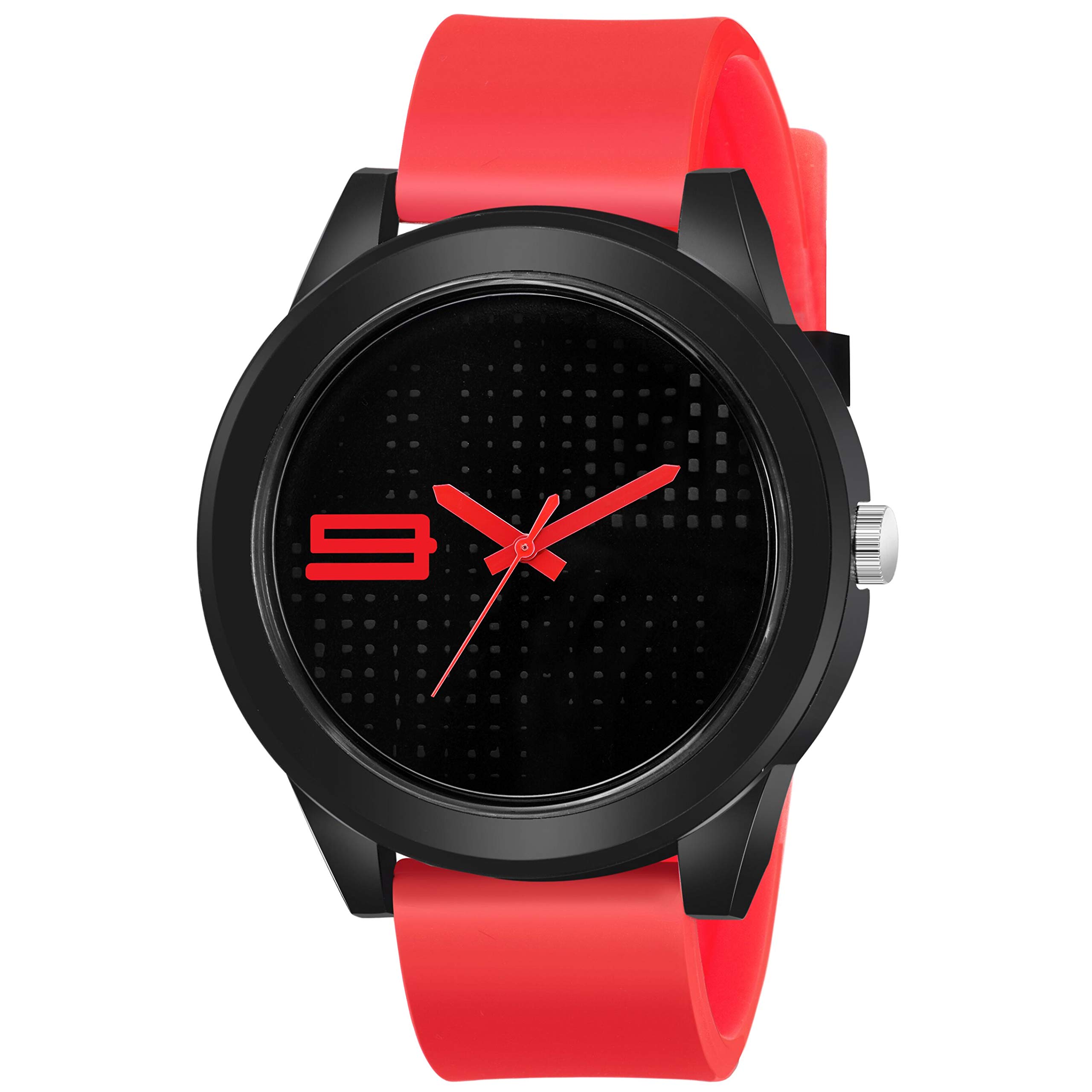 Watch CityQuartz Movement Red Dial Look Analog for Boy and Men Analog Watch