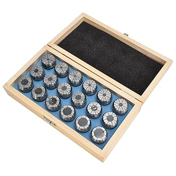 Milling Machine Parts, Carbon Steel Er32 Collet Set 18Pcs for Milling for Boring