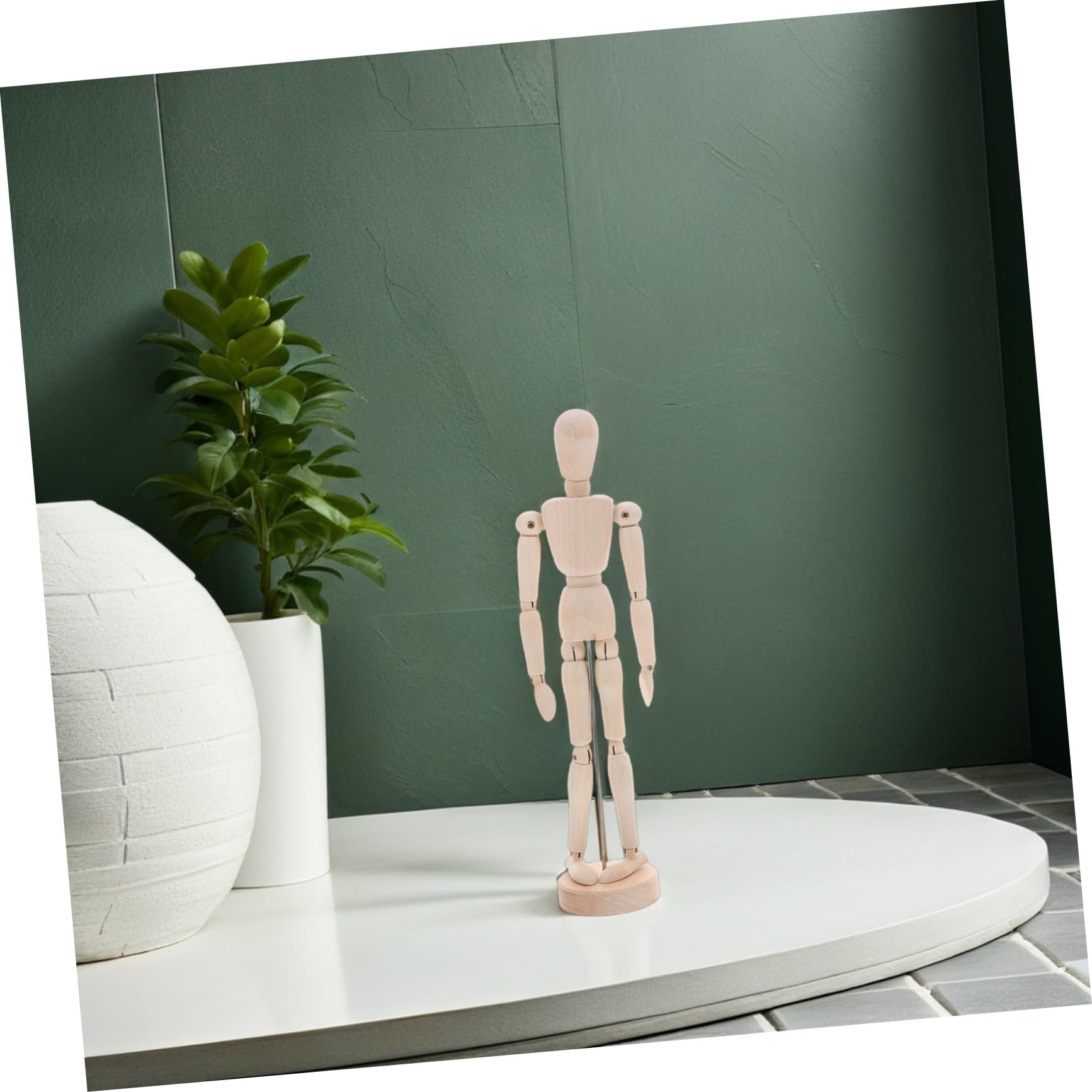 VILLCASE 5 Pièces Mannequin Dessin Articulé avec Support Bonhomme Articulations Précises Modèle Poseable pour Étude et Croquis Artistique