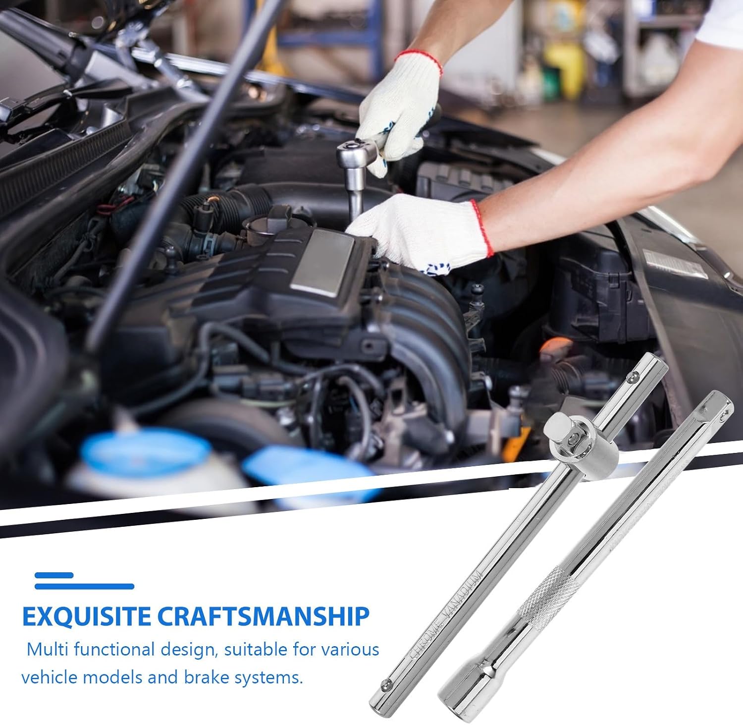 YARNOW Disc Brake Caliper Compression Tool Kit for Car Steel Material User-Friendly Design Ensuring Proper Brake Function