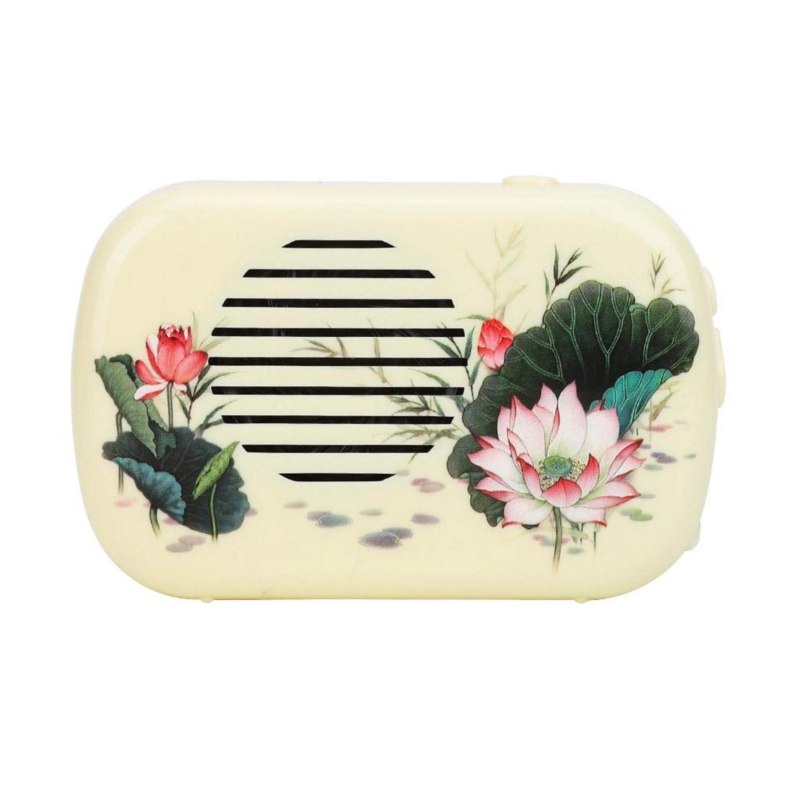 Buddha Music Player, Portable Practical Buddhist Prayer, Clear Sound 22 Songs for Home Praying Buddhist Temple Religion(milky)