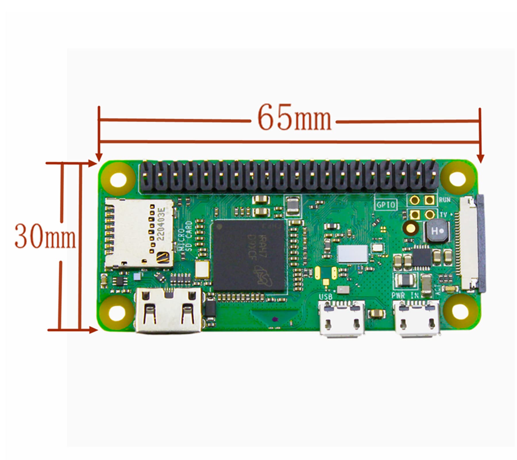 Raspberry Pi Zero WH Kit de démarrage complet 8 en 1 | Comprend Pi Zero WH, 2 boîtiers, carte 32 Go, mini HDMI, micro USB, alimentation 5 V 3 A pour projets de bricolage
