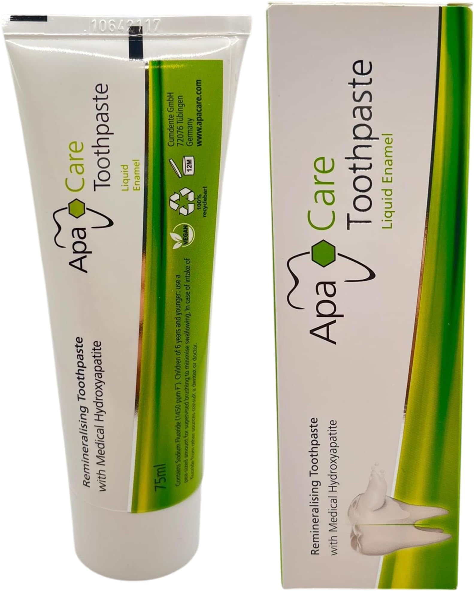 Apacare Reminer Replacement Filtration Toothpaste 75 ml (Single Pack)