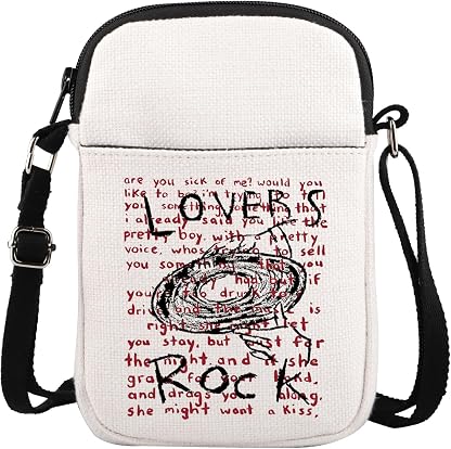 TOBGBE Bolsa tiracolo para TV Girl Band Merch TV Girls Lovers Rock Inspired TV Girl Gift Music Merchandise For Canvas Bag por Artista não identificado — capa do álbum