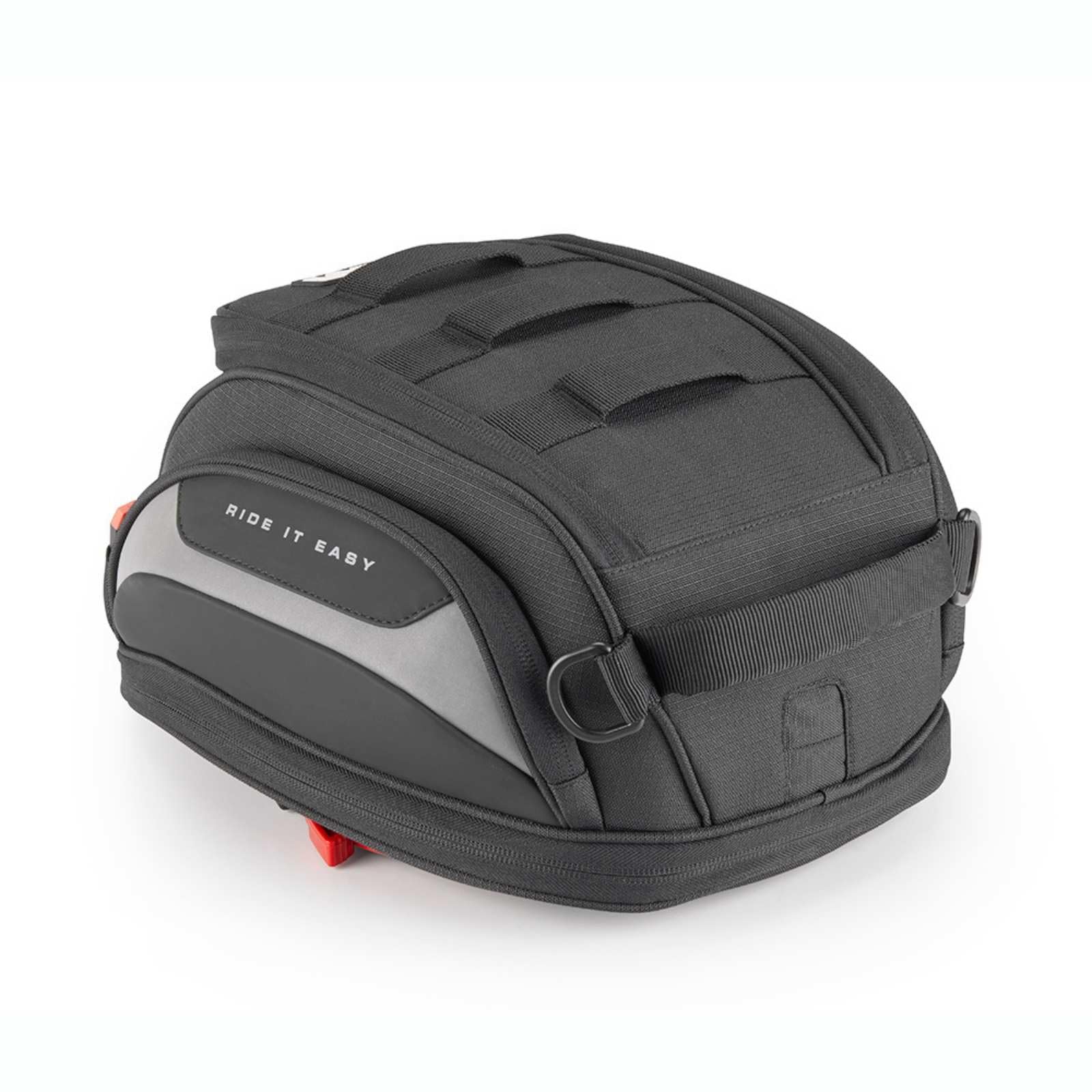 GIVI Tankrucksack EASY03 Tanklock 12-16L erweiterbar mit Regenschutz M.O.L.L.E-System Schwarz