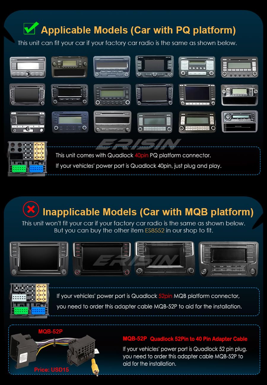 Android 16 Radio Coche para VW Polo Golf 5/6 Tiguan Passat Touran T5 Skoda | 8-Core CarPlay Android Auto Wifi Bluetooth GPS Navegador DSP Canbus SWC RDS 4GB+64GB