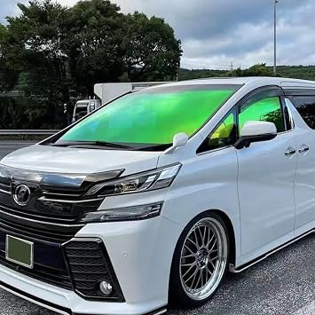73% VLT Car Window Tint - 50x300cm Aurora Green Chameleon Automotive Window Film - Side Window Tinted Foil