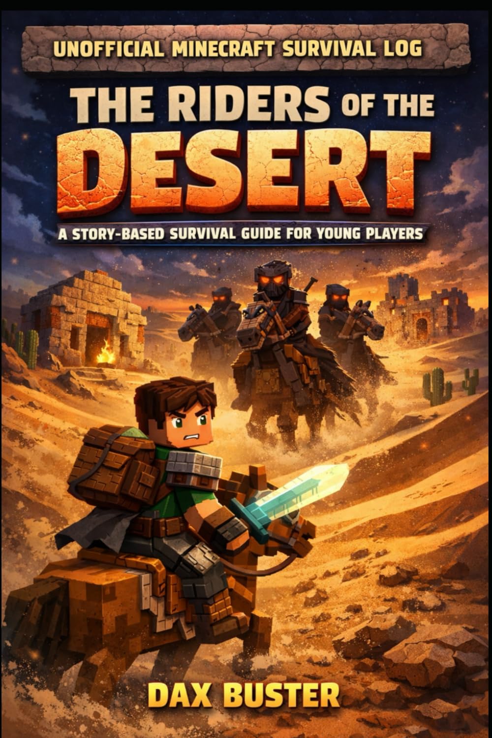 Unofficial Minecraft Survival Log: The Riders of the Desert: A Story-Based Survival Guide for Young Players