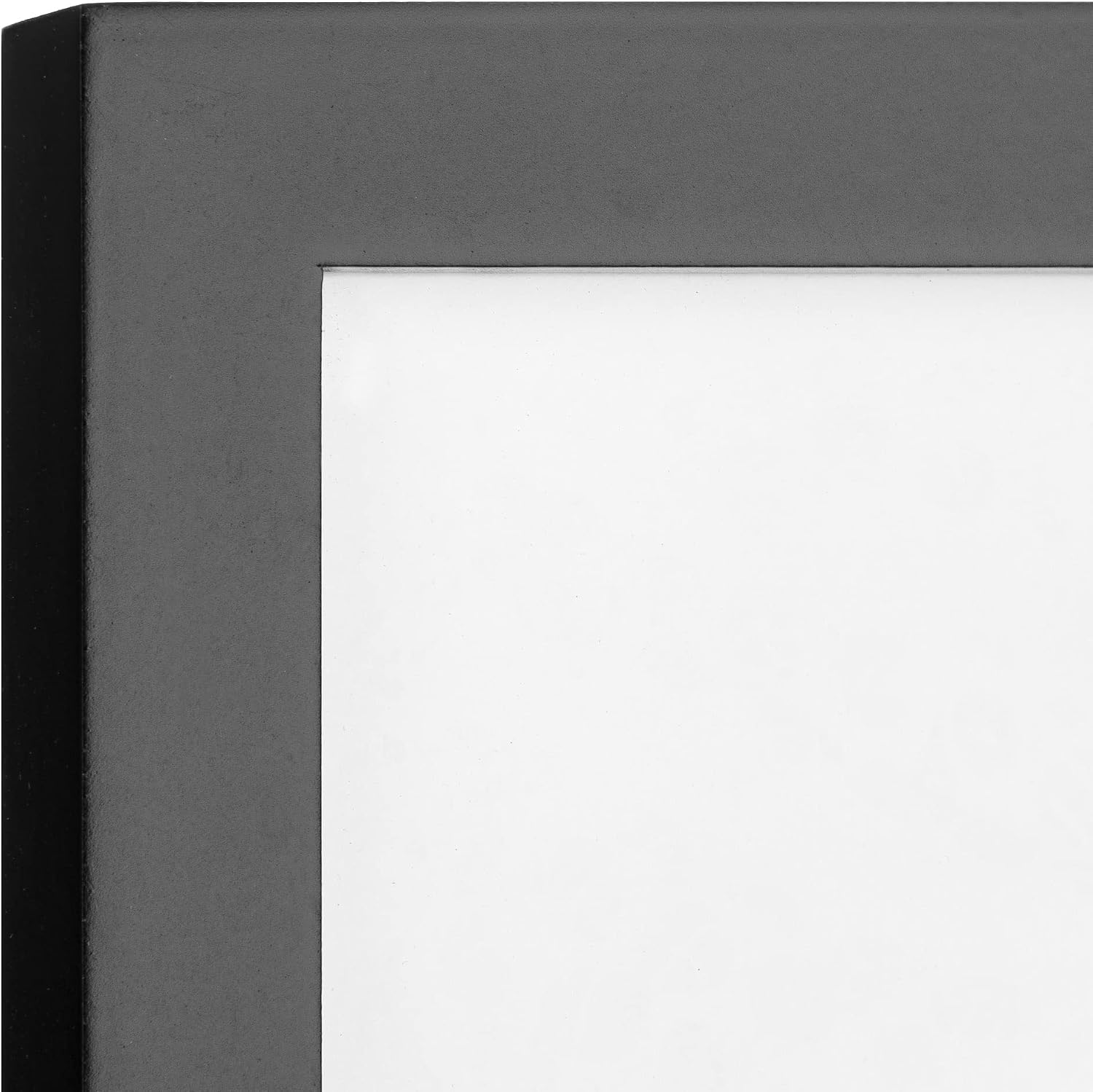 Gallery Perfect 9 Piece Black Square Photo Frame Gallery Wall Kit with Decorative Art Prints & Hanging Template