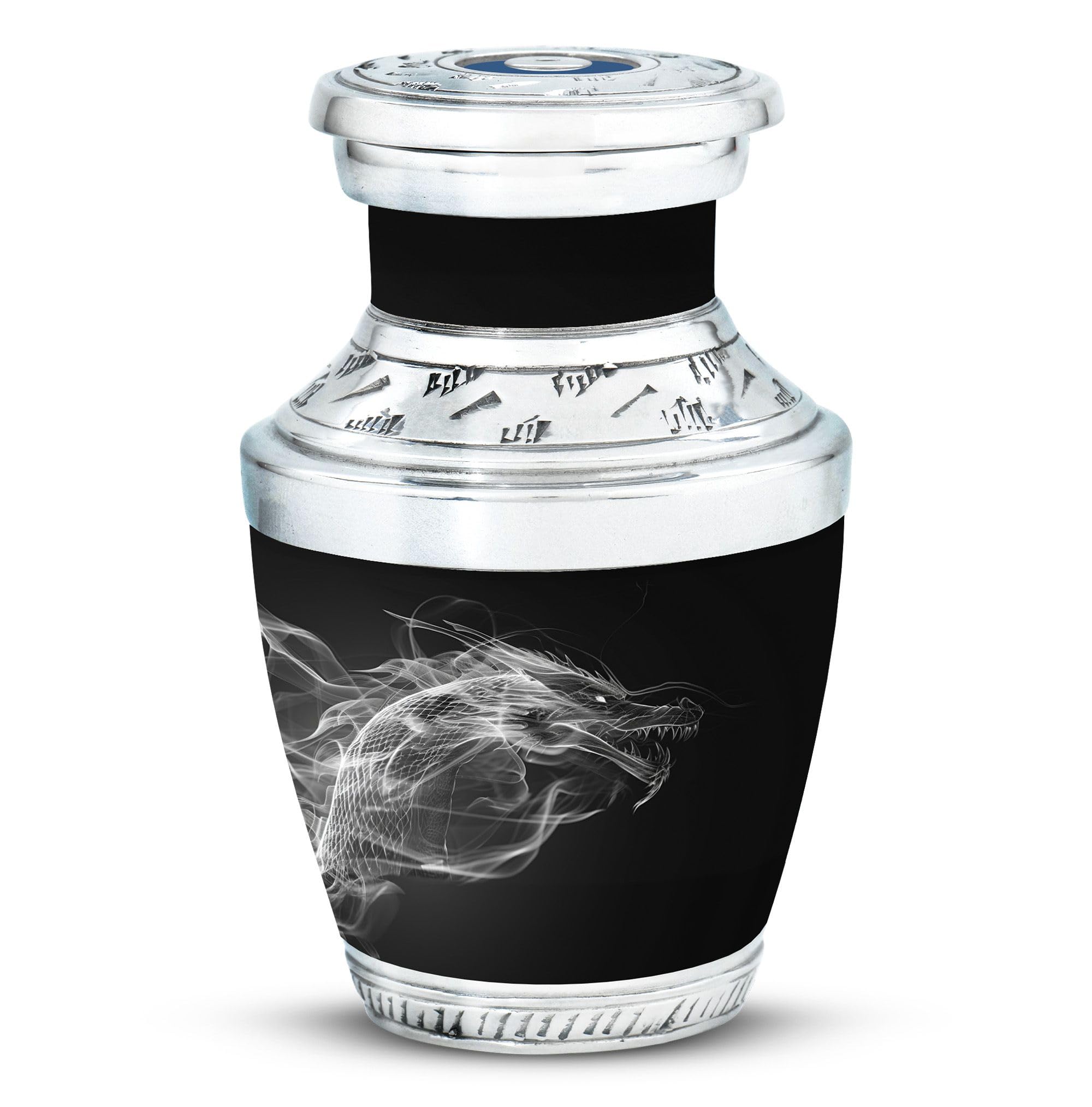 YATHABHISA Dragon Urn, Cremation Urns for Adults Male & Female - Decorative Urn - Small Keepsake Urn for Mom & Dad Ashes - Pack of 1 - Small Ashes Keepsake for Sister - Memorial Burial Urn