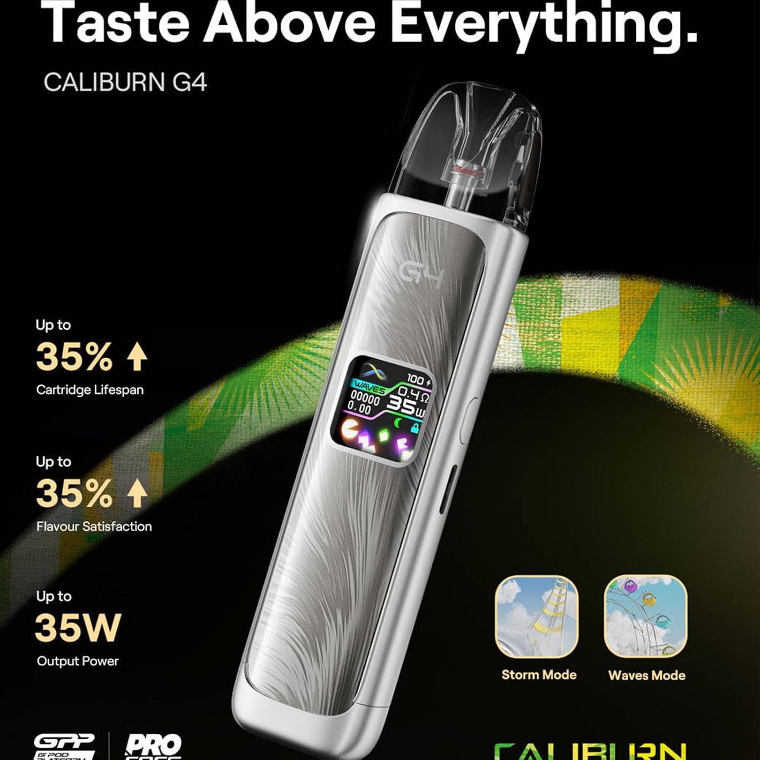 Caliburn G4 Storm Mode and Waves Mode