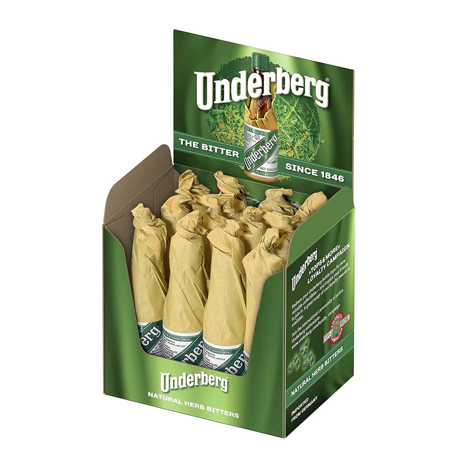Underberg Digestive Bitters 12 x 2cl 44% ABV Y