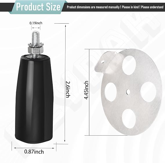 Premium Aluminum Gas Grill Damper Kit 63070 Replacement Parts for Weber 22 22.5 20 Bar-B-Kettle, Charcoal Performer, Master Touch, Touch-N-Go with Cool Touch Handle Anti-Corrosion