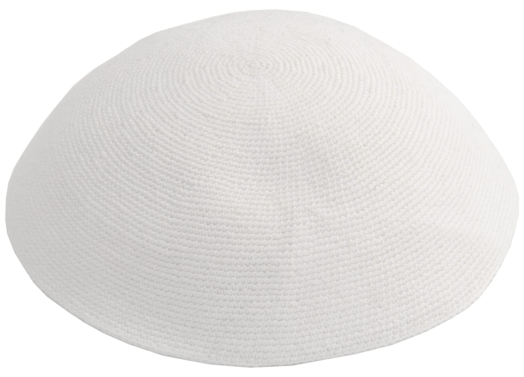 Hand Made 100% Cotton DMC Hand Knitted Kippah Hat from Israel, Yamaka Jewish Hats for Men, Yarmulke Hat