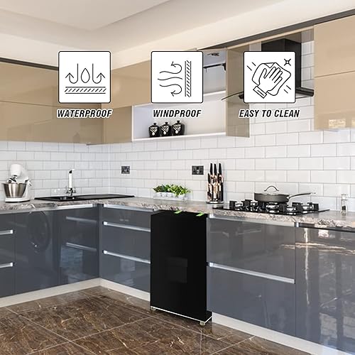 Miniatura 6 de Mini cubierta para congelador de pecho, protector de congelador profundo para exteriores, para 3.5 pies cúbicos, 420D Oxford, impermeable, a prueba