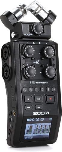 Zoom H6studio Modular Multi-Track Handy Recorder
