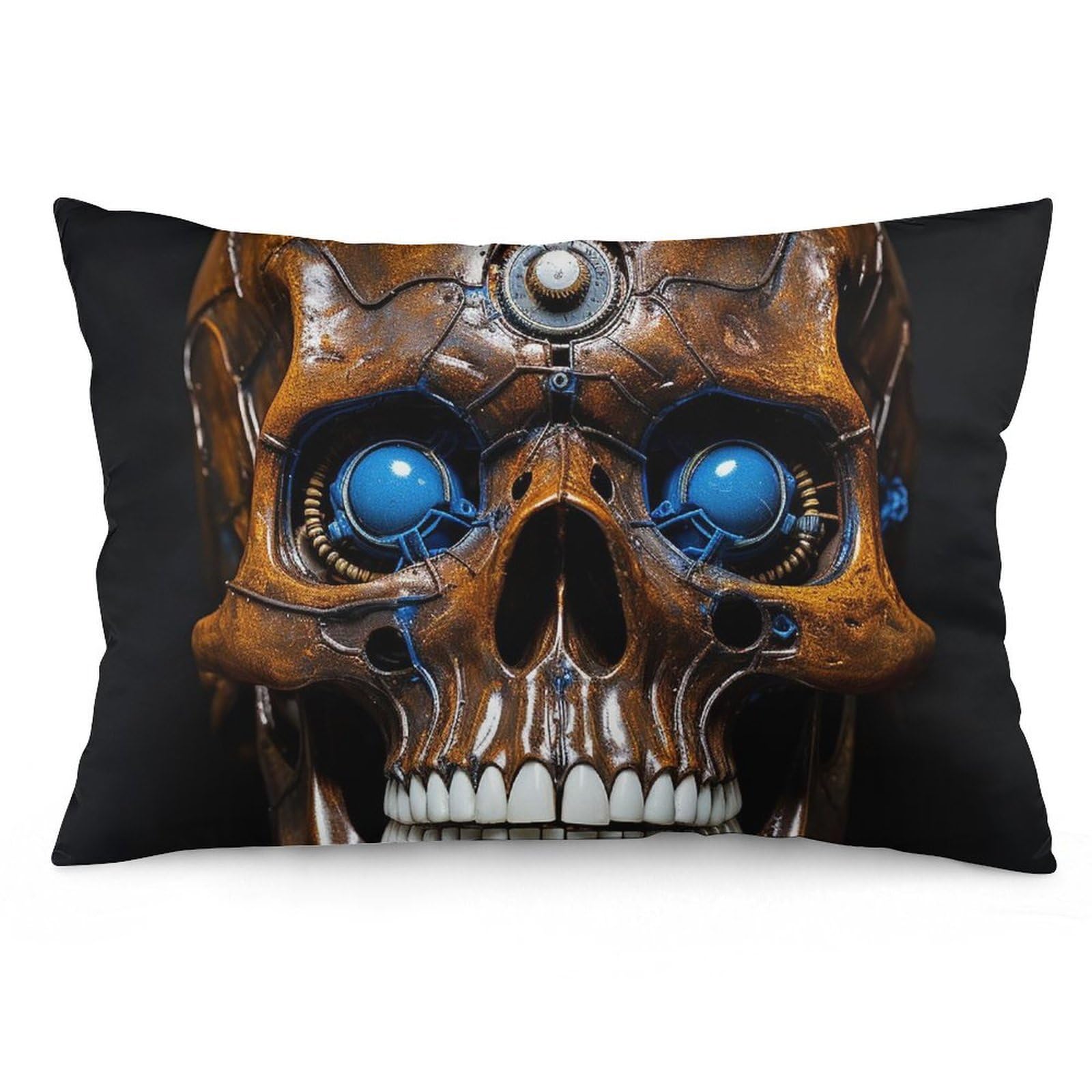 NTVOWPZO 2 Pack Decoration Throw Pillow Covers 12 "x20 Pillowcases Covers Eyes Skull Pillowcases Modern Farmhouse Home Decor Sofa Cushions Covers for Couch Bed Living Room