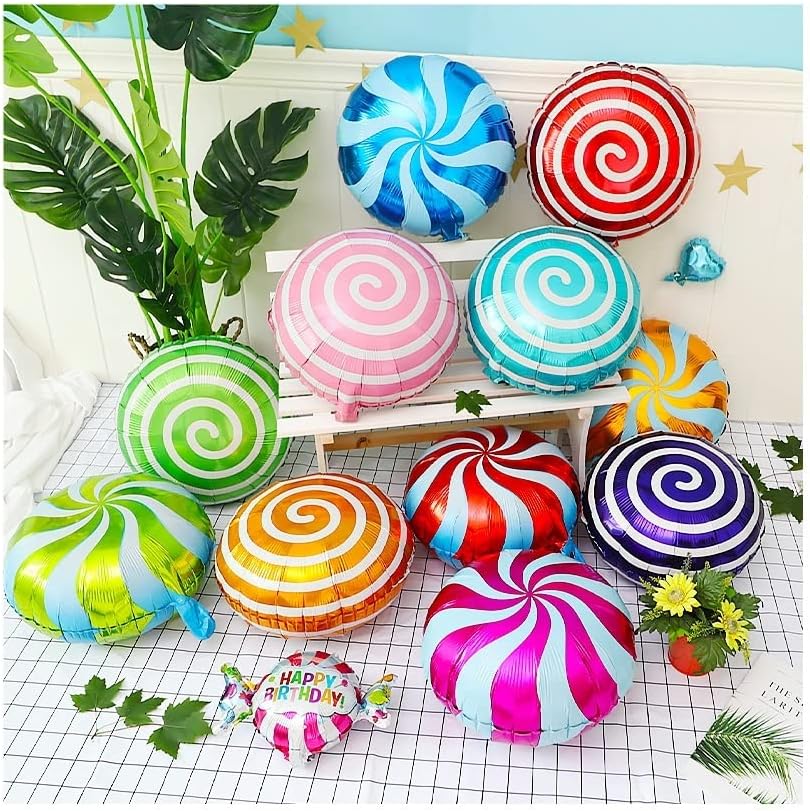 Miniatura 2 de YESJmn Globos de cumpleaños bodas decoración de fiesta de aluminio globos redondos globos de helio suministros de baby shower juguete para niños 18