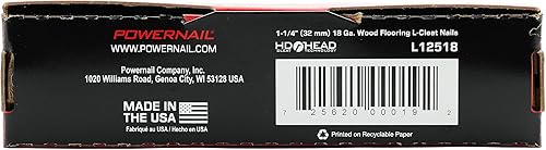 Miniatura 19 de Powernail L15018 - Clavos de tacos en L de calibre 18 de 1-1/2 pulgadas de longitud (caja de 1000 ct)