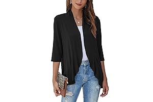 Women's Draped Cardigan: Effortless Elegance in Motion