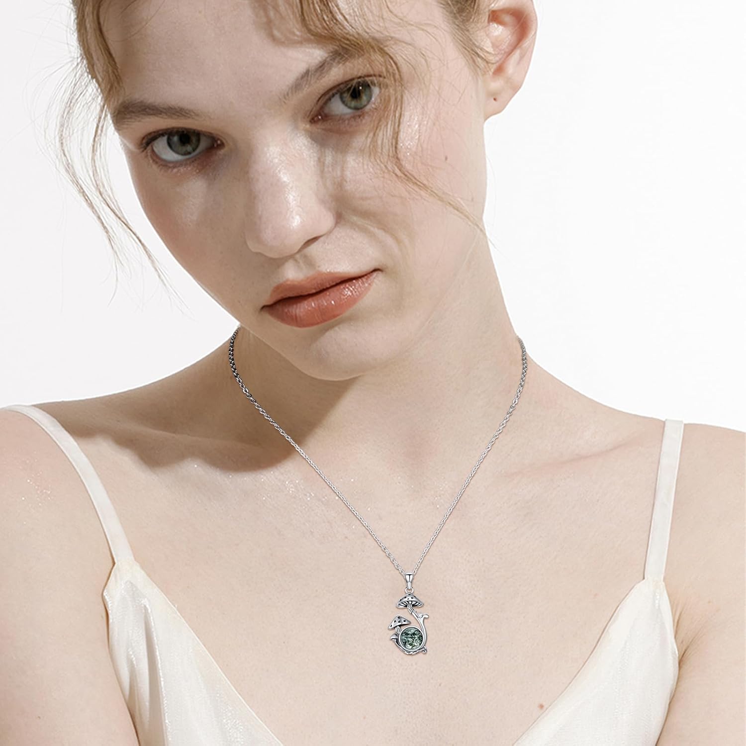 Witch Necklace 925 Sterling Silver Pentagram Triple Moon Pentacle Pendant Wiccan Pagan Jewelry Witchy Gifts for Women - Image 5