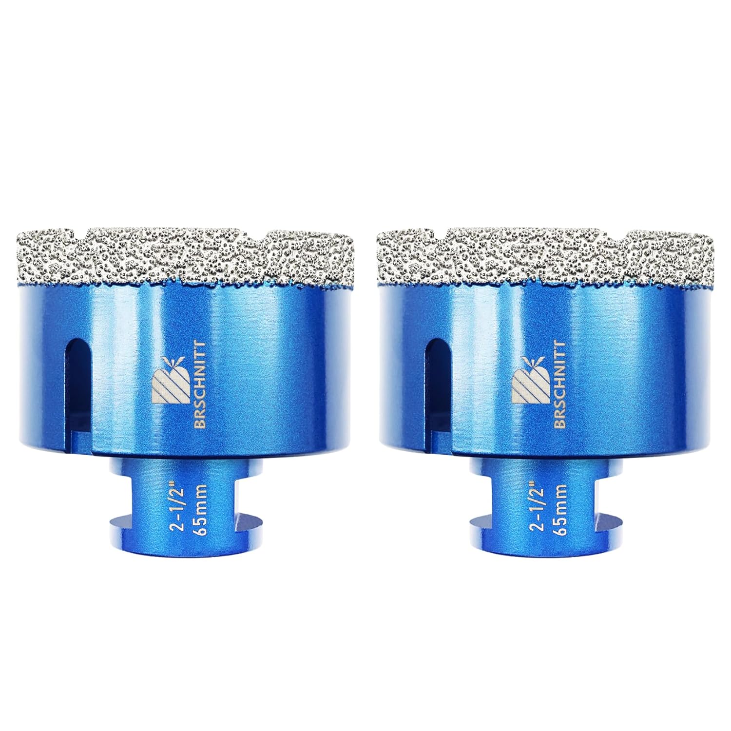 80mm Diamond Core Drill Bit for Porcelain Tile Ceramic Marble Granite Drilling,BRSCHNITT 1pc Vacuum Brazed Diamond Hole Saw with 5/8-11 Thread (80mm)
