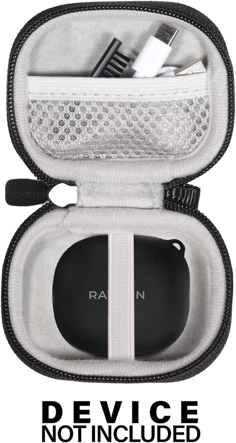 CaseSack Case for Raycon Fitness Earbuds with Built in Mic 56 Hours (Black) - Image 3