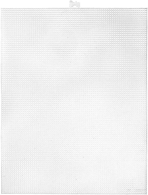Darcie 10.5 x 13.5-Inch 7 Plastic Canvas Count, Pack of 12, Clear
