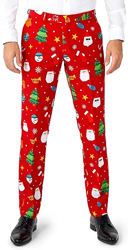 Miniatura 4 de Opposuits Men's Christmas Suit - Festive X-Mas Holiday Outfit - includes Blazer, Pants - Tie