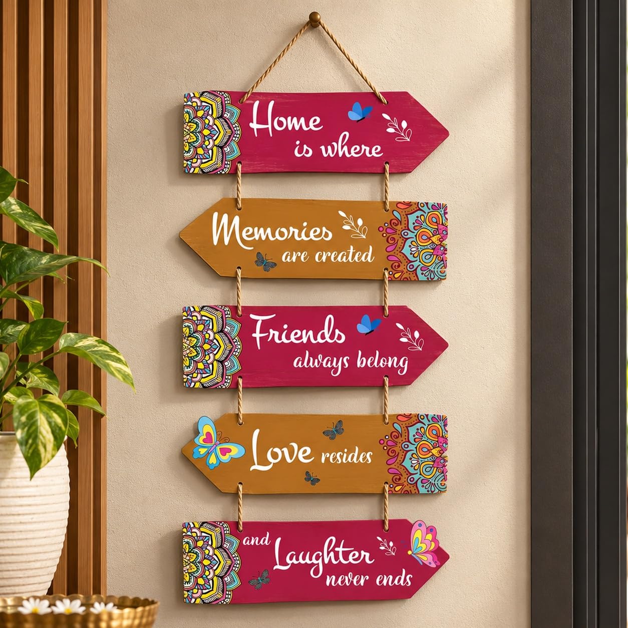 Artvibes Wooden Wall Hangings - Inspirational Quotes -2 Artvibes Wooden Wall Hangings - Inspirational Quotes -2