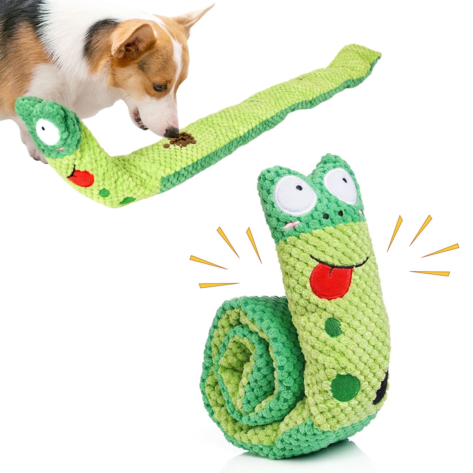 Juguete Masticable Indestructible para Perros, Juguete para Perro, Juguetes con Sonido para Perros, Resistente a Las Mordeduras Duradero Juguete de Peluche para Perro, para Perros Pequeños Medianos