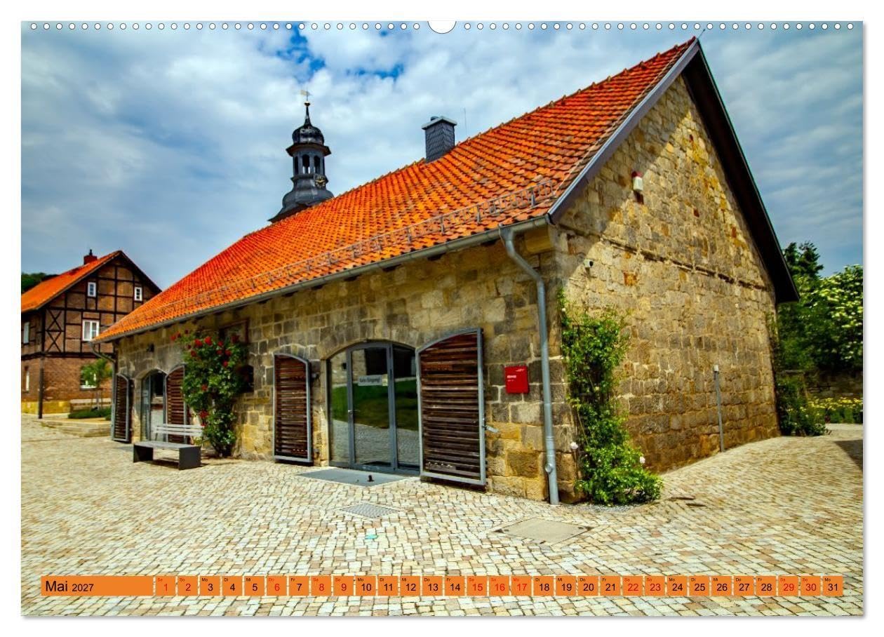 Michaelstein - Kloster mit Klang (hochwertiger Premium Wandkalender 2027 DIN A2 quer), Kunstdruck in Hochglanz: Architektur, Fischzucht, Gärten und ... Michaelstein fasziniert (CALVENDO Orte)