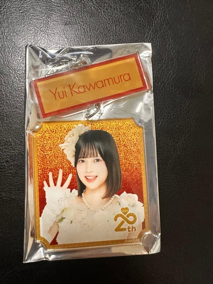 AKB 川村結衣 2連アクリルキーホルダー 日本武道館くじ