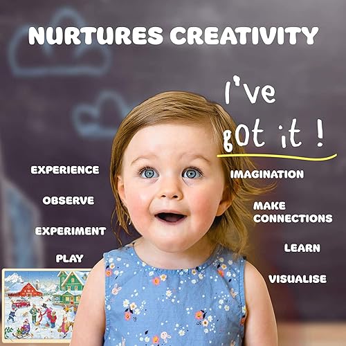 Miniatura 7 de Rompecabezas de Navidad de 48 piezas para niños de 3 a 5 años, rompecabezas de madera para vacaciones de invierno para niños de 4 a 8 años con