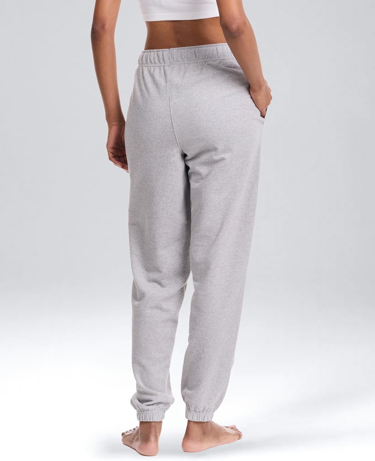 JOE BOXER Womens Jogger Pants, Open Bottom, Inseam Pockets, Lounge Wear Valentine Gifts for Her - Image 3