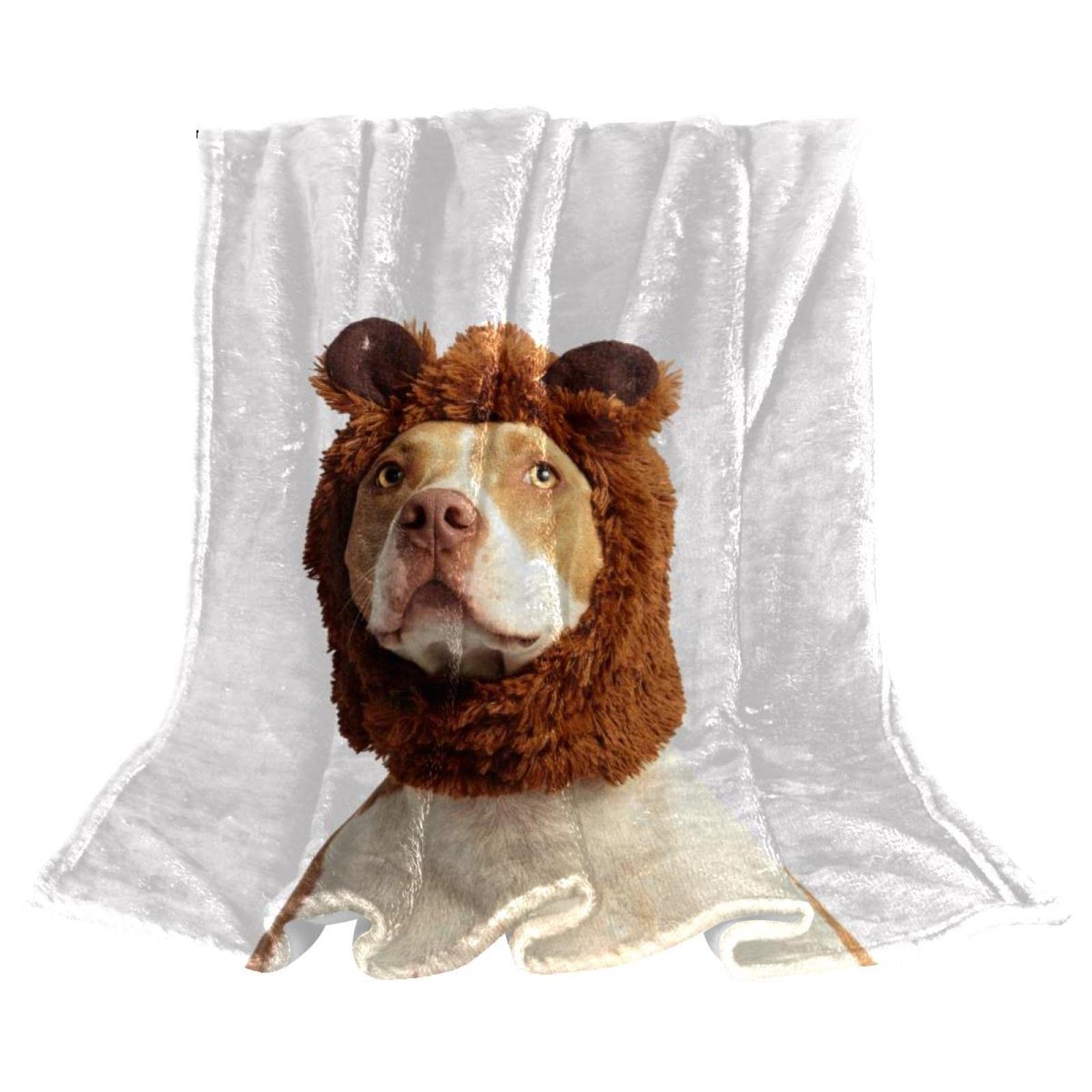Manta de forro polar para perro, animal para sofá, ligera, afelpada