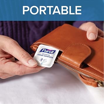 Purell Personals Hand Sanitizer Gel Travel Size Packet 500ct - 9630-5C