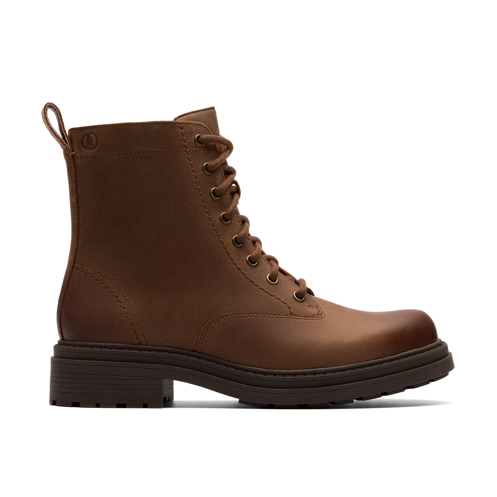Clarks Orinoco3 Style Womens Walnut Leather, 6.5