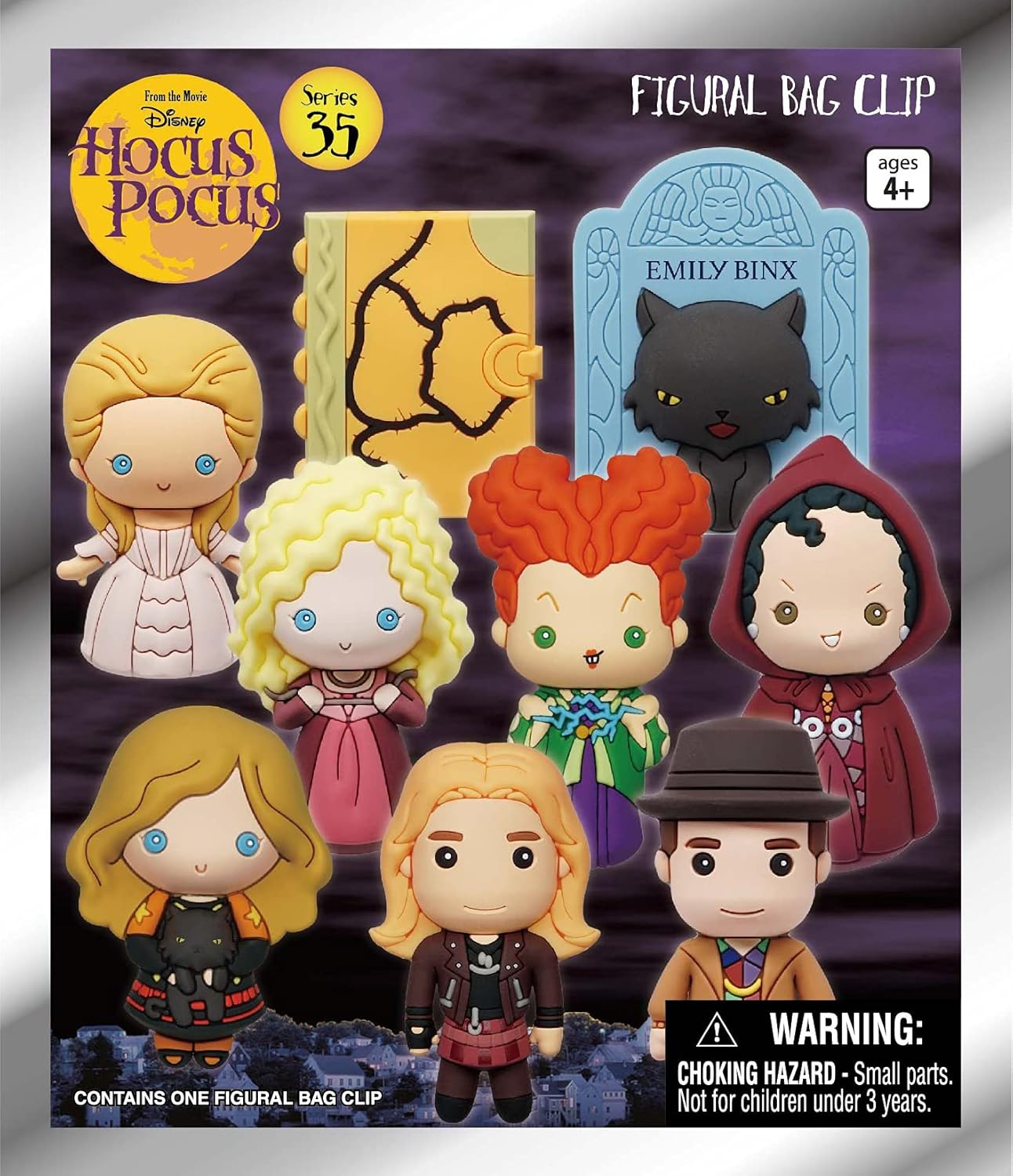 Hocus Pocus 3D Foam Bag Clip in Blind 
