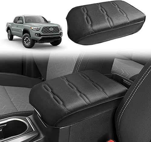 Miniatura 29 de Muslogy Funda para reposabrazos de consola central compatible con Chevy Silverado/Tahoe y GMC Sierra/Yukon 2007-2013, cojín para reposabrazos