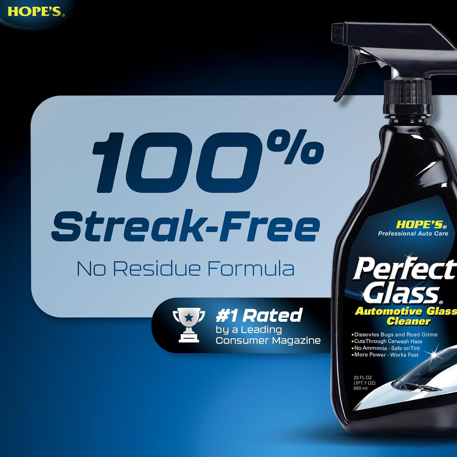 Hope's Perfect Glass Automotive Glass Cleaner
