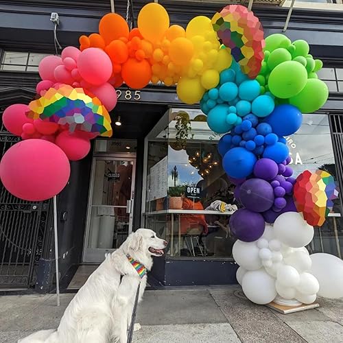 Miniatura 21 de Kit de guirnalda de globos azules y verdes, kit de arco de globos azul marino, verde oscuro, dorado con globos cromados metálicos, globos de látex