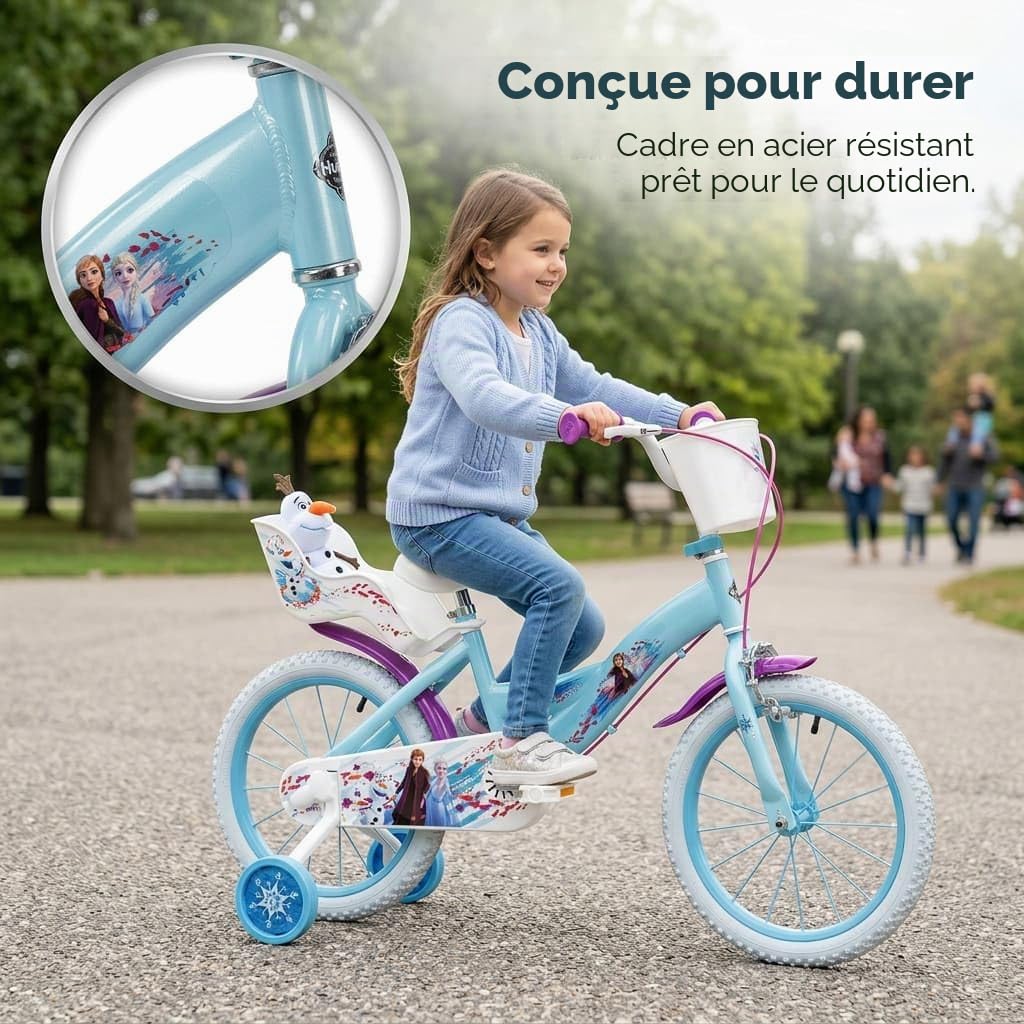 Huffy TOIMSA Vélo 16" Frozen 5/8 Ans