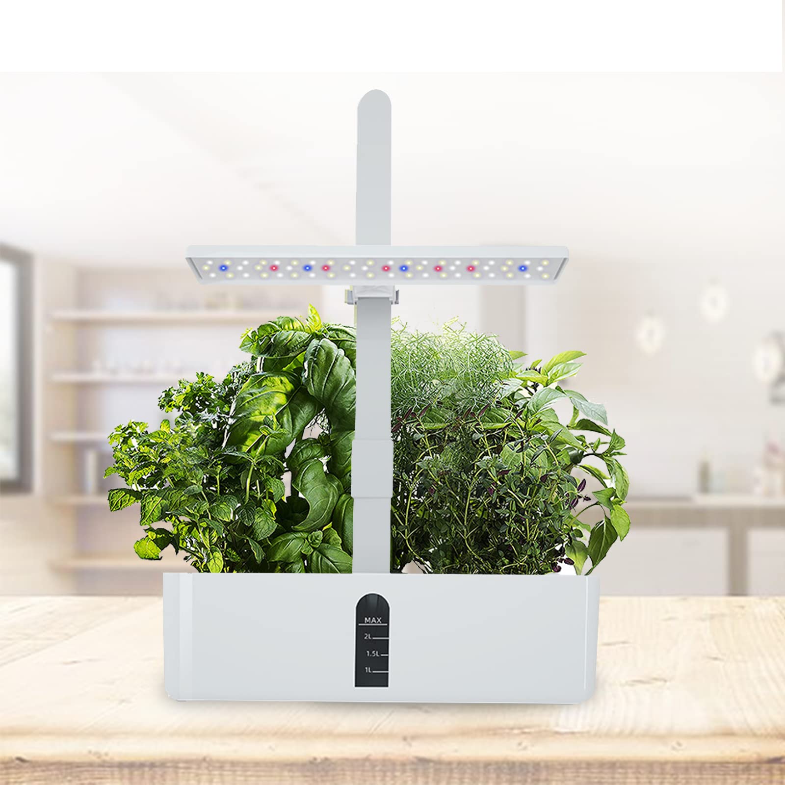 Smart Garden Kit Giardino autonomo Intelligente con Timer Automatico, Altezza Regolabile per la casa e la Cucina