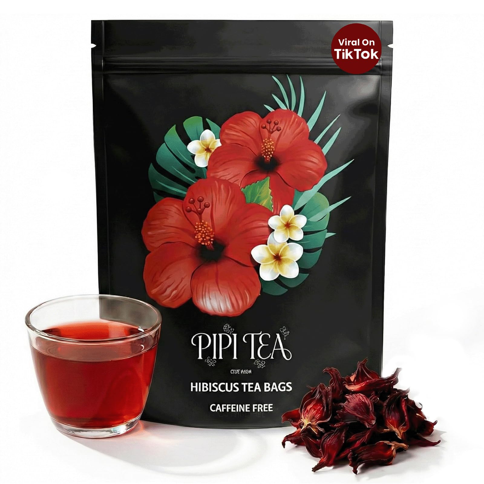 Amazon.com : Pipi Tea Hibiscus Tea Bags Organic,100% Natural